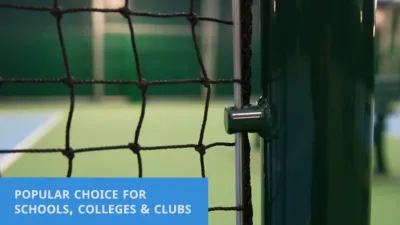 Bison Match Point One-Court Adjustable Net System