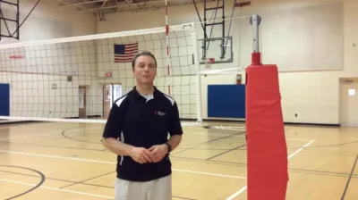 RallyNet Competition Power Volleyball Net
