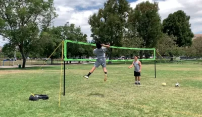 SpikePro Elite Outdoor Volleyball Net System